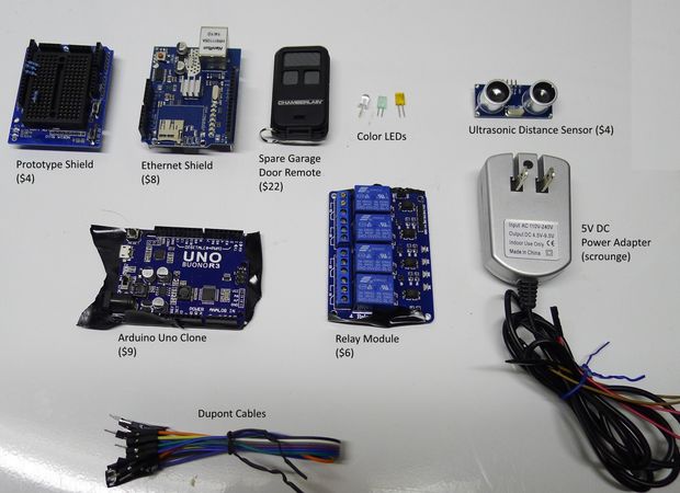 Picture of Parts List and Initial Hardware Prep