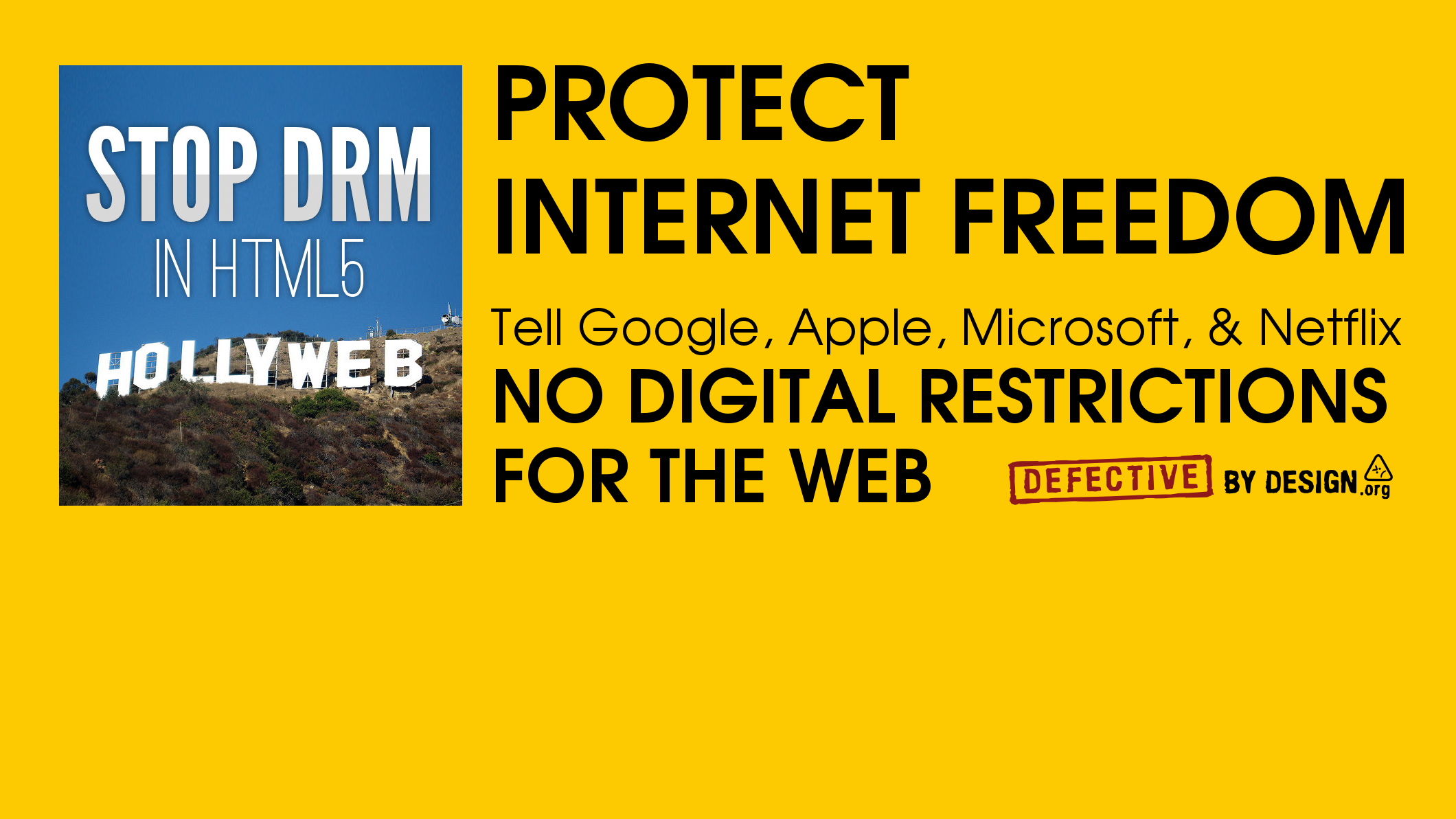 http://www.defectivebydesign.org/dayagainstdrm