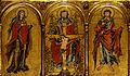 Altaraufsatz in drei Abteilungen mit dem Gnadenstuhl - Google Art Project.jpg