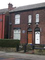 "Fred Perry was born here" plaque, Stockport.jpg