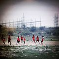 A group of boys playing football.JPG