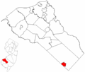 Map of Gloucester County highlighting Newfield Borough.png