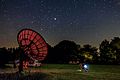 Custer Observatory Southold New York USA - Radio Telescope and Jupiter.jpg