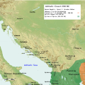 Adriatic Coast 290 BC 3rd century (English).svg