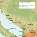 Adriatic Coast 270 BC 3rd century (English).svg