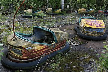 Pripyat - Chernobyl Amusement Park Karts.jpg