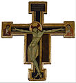 Italian - Crucifix with Mourning Virgin and St. John the Evangelist - Google Art Project.jpg