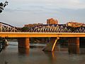 Puente del Pilar al atardecer.JPG