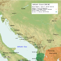 Adriatic Coast 280 BC 3rd century (English).svg