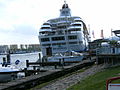 Travemünde-ostpreußenkai-braemar-ship-1993-heck.JPG