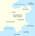 Presqu ile Saint Tropez Map-fr.svg