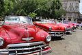 Autos antiguos en el Parque central. Habana Vieja, La Habana, Cuba. Agosto de 2016 03.jpg