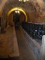 A photo of an underground Aranda de Duero Wine Cave in Spain.jpeg