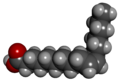 Cis-10-Heptadecenoic acid - 3D - Space-filling Model.png