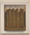 'Dadaville', painted plaster and cork laid on canvas by Max Ernst.JPG