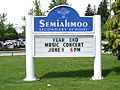 Semiahmoo Secondary school sign (148 Street).jpg