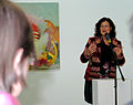 2012-11-01, a, Michaela Michalowitz, stellvertretende Regionspräsidentin, Eröffung der Ausstellung ALEXANDER KÜHN - LEGE ARTIS, Haus der Region Hannover.jpg