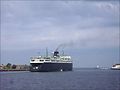 File:S.S. Badger leaving Ludington.webm