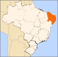 Jurisdição do Tribunal Regional Federal da 5ª Região, Brasil.svg
