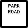 Texas Park Road blank.svg