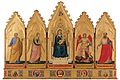 Giotto. Polyptych. 1330-35. 91x340cm. Pinacoteca, Bologna..jpg