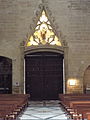 Entrada a la Catedral de Huesca, interior.JPG