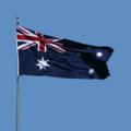 Australian Flag Flying animated.gif