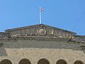 Tbilisi, Georgia — Soviet style bas-relief on old Georgian Parliament building I.jpg