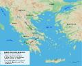 Paeon founder of Paeonia Son of Endymion Greek Mythology Map (English).svg