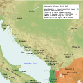 Adriatic Coast 220 BC 3rd century (English).svg