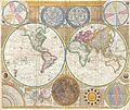 1794 Samuel Dunn Wall Map of the World in Hemispheres - Geographicus - World2-dunn-1794.jpg